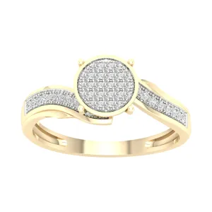 10KT-0.12CTW LADIESRING