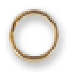 10mm Gold Split Rings, pkg/12