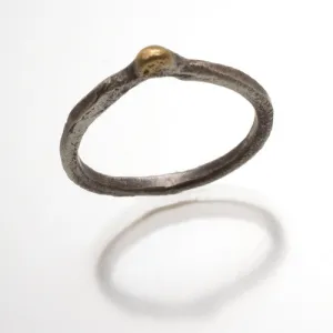 18k Gold and Sterling Silver Ring