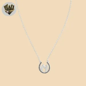 (2-66123) 925 Sterling Silver - 1.5mm Horseshoe Necklace - 16