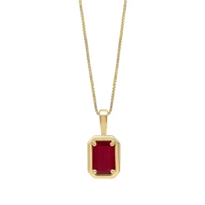 9ct Gold Ruby Pendant GP2371R