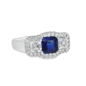 A Stunning Medley of Sapphire & Diamonds