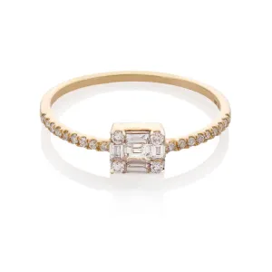 ADORATION DIAMOND RING, GOLD