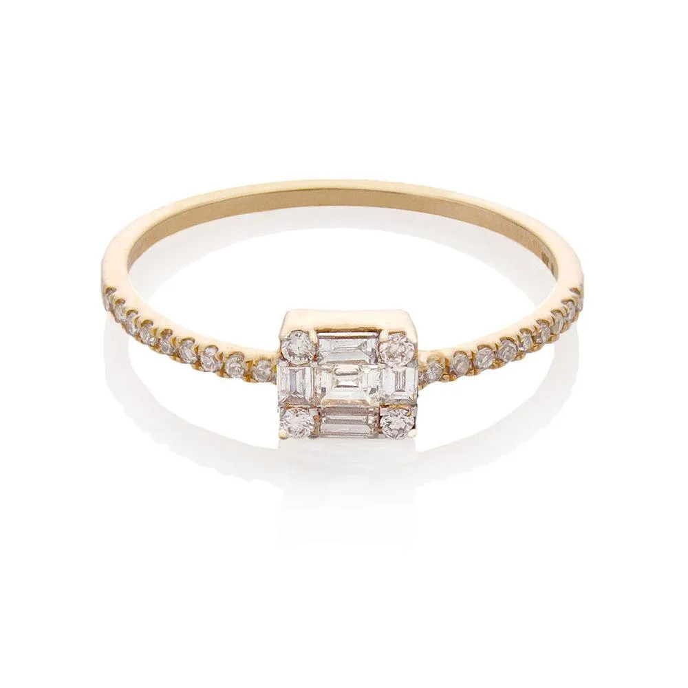 ADORATION DIAMOND RING, GOLD