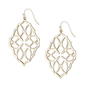 Believer Large Drop Earrings in Gold