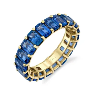 BLUE SAPPHIRE ETERNITY BAND