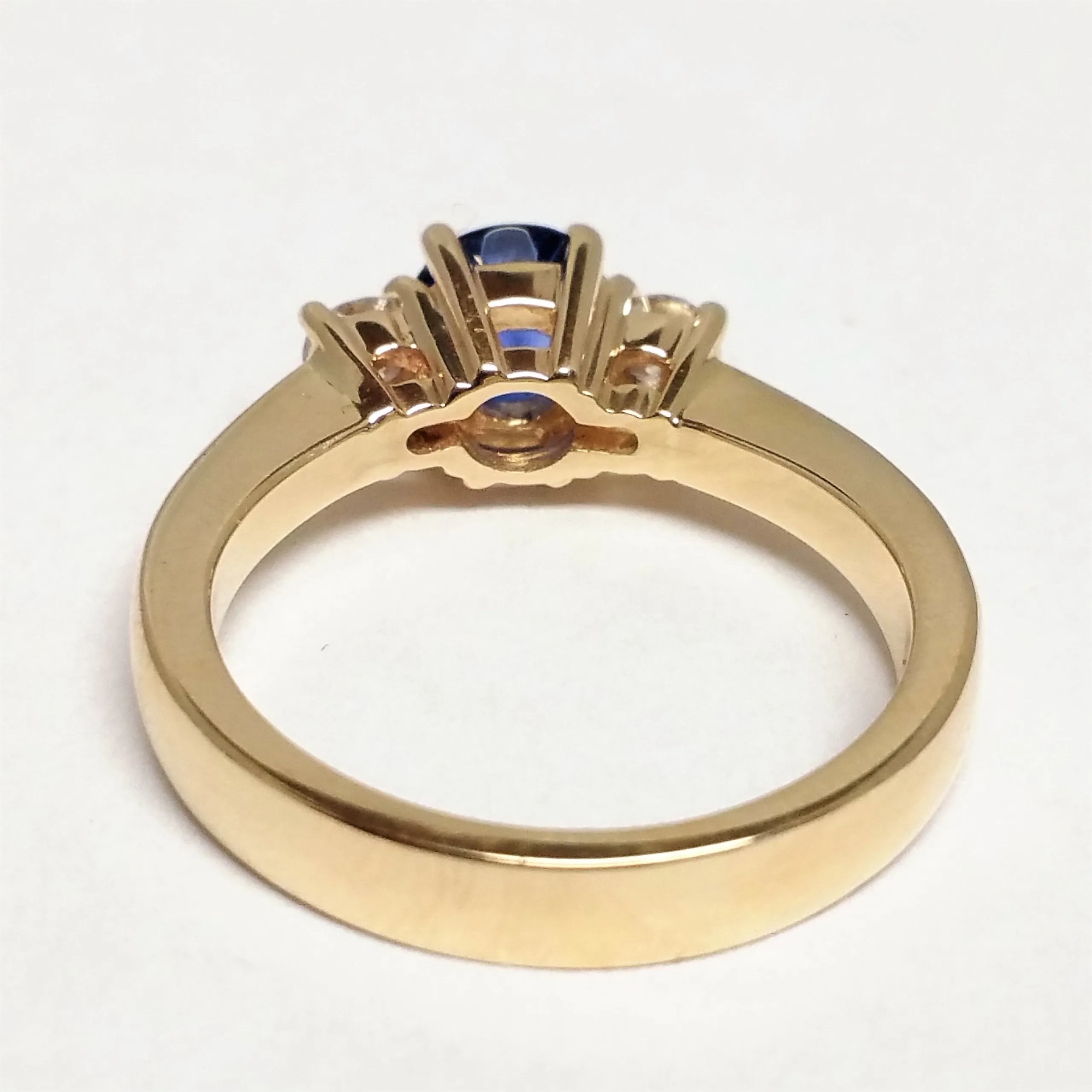 Bostonian Sapphire and Diamond Ring