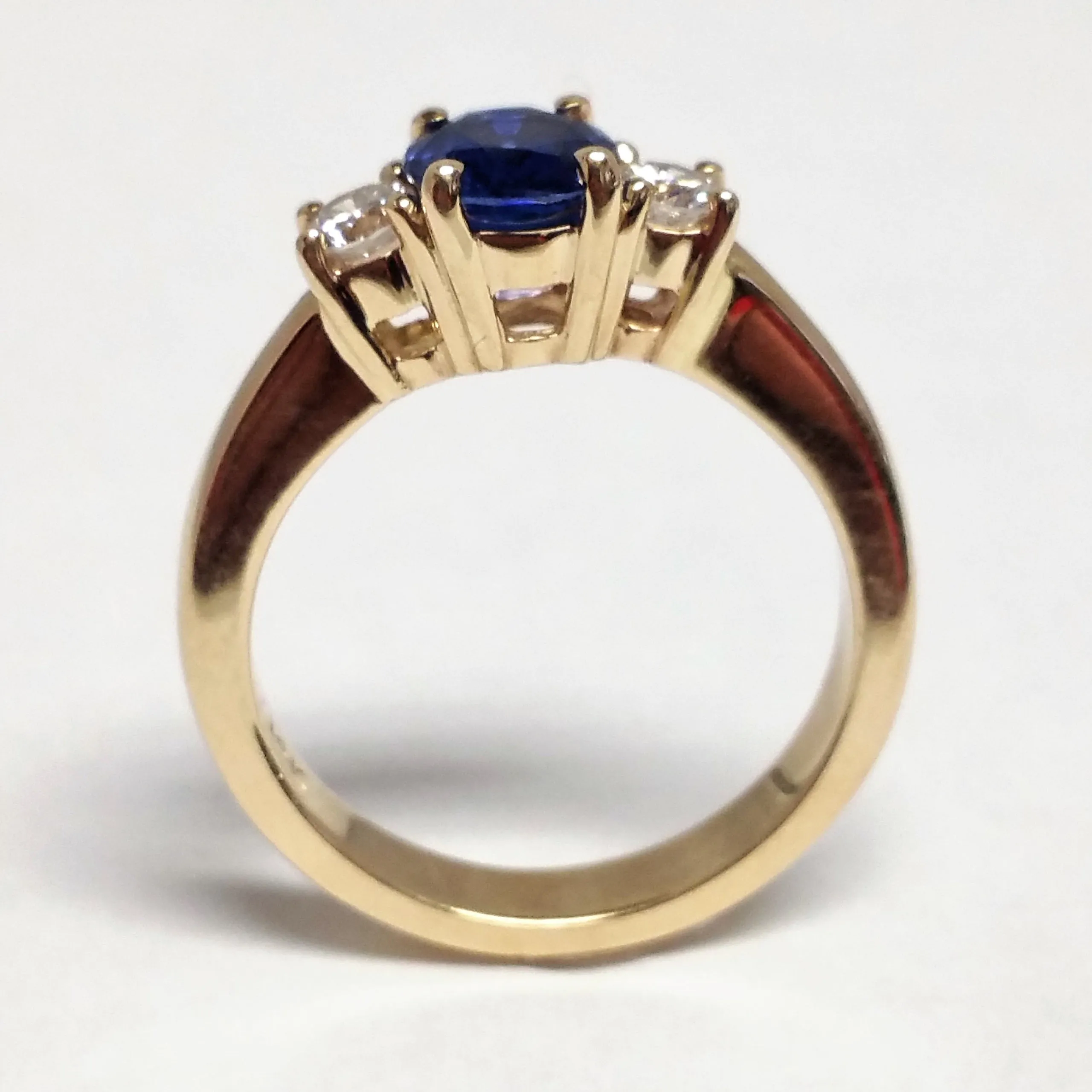 Bostonian Sapphire and Diamond Ring