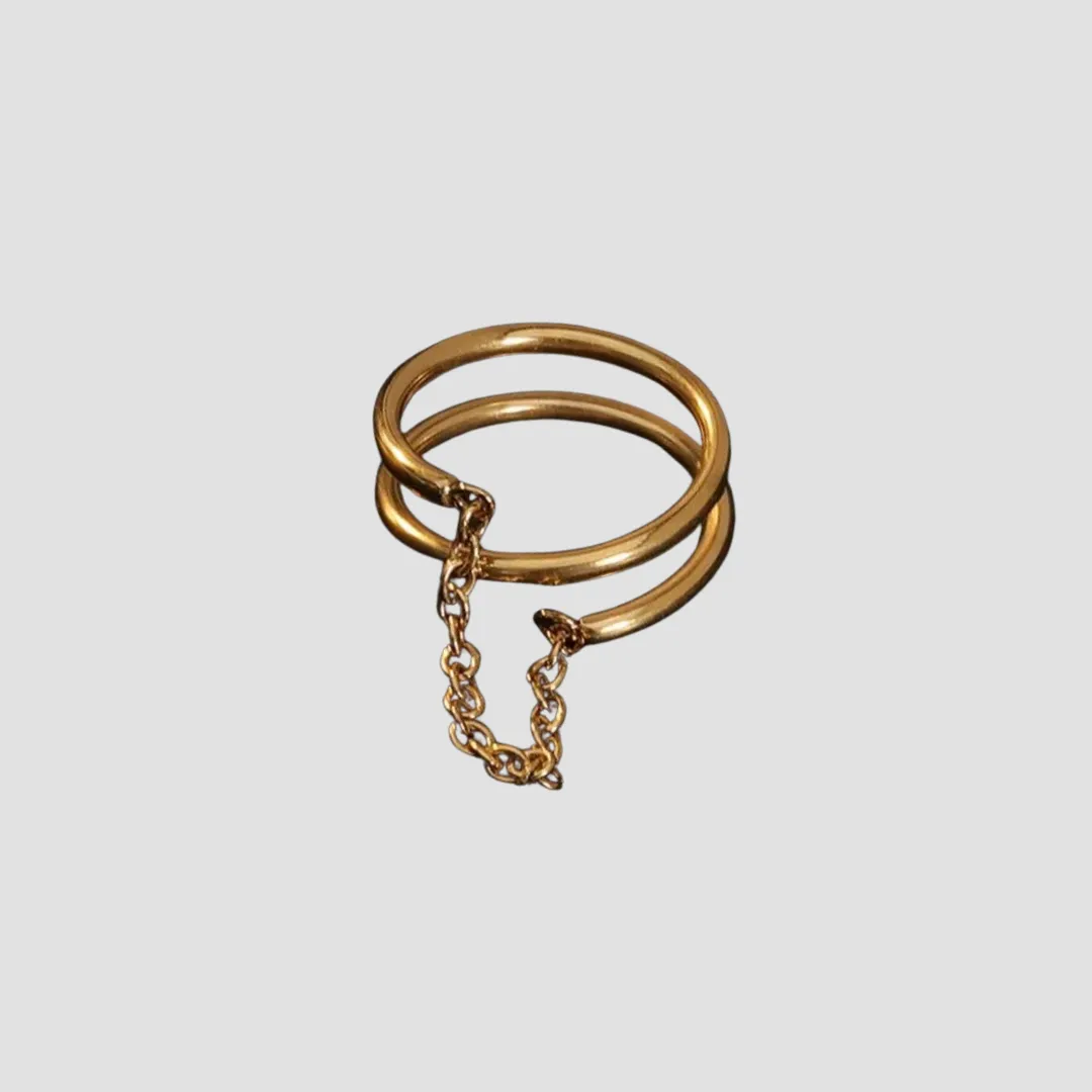 Chain Layer 18k Ring