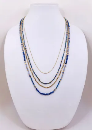 Charming Jewel Indigo Necklace