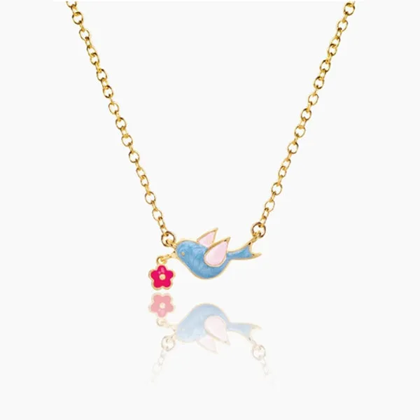 Charming Whimsy Charm Necklace By Girl Nation, Unicorn Necklace