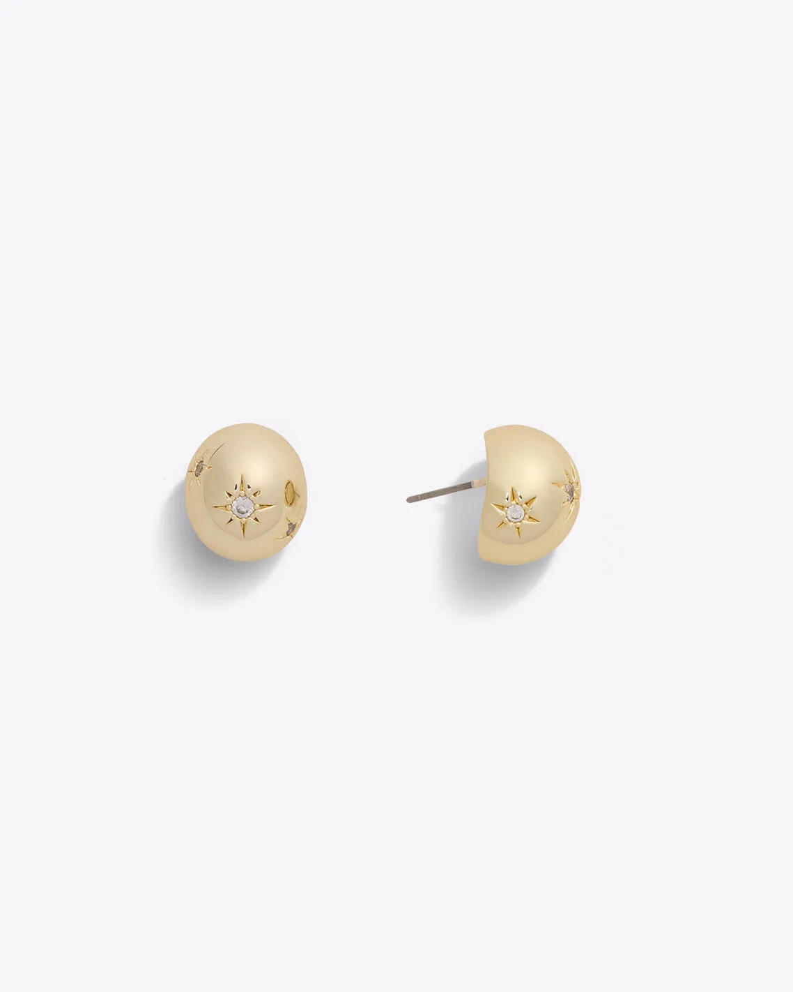 Crystal Celestial Sphere Stud