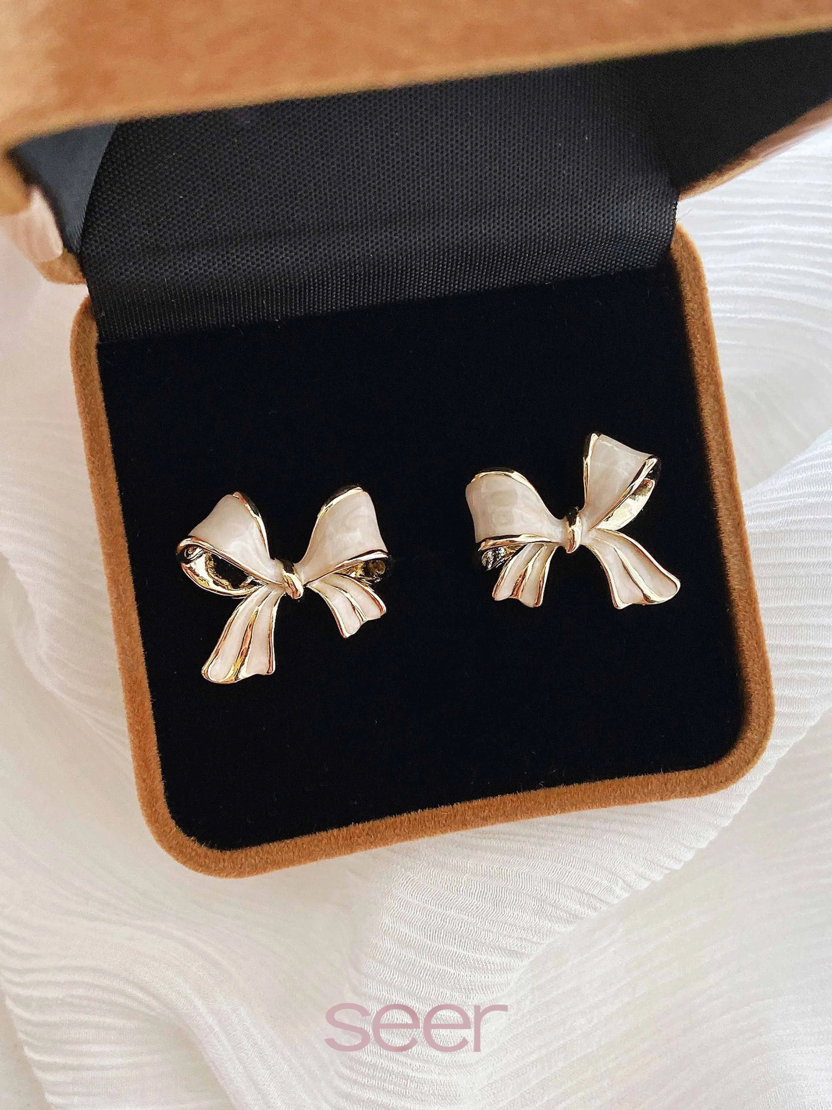 Dainty Bow Earrings