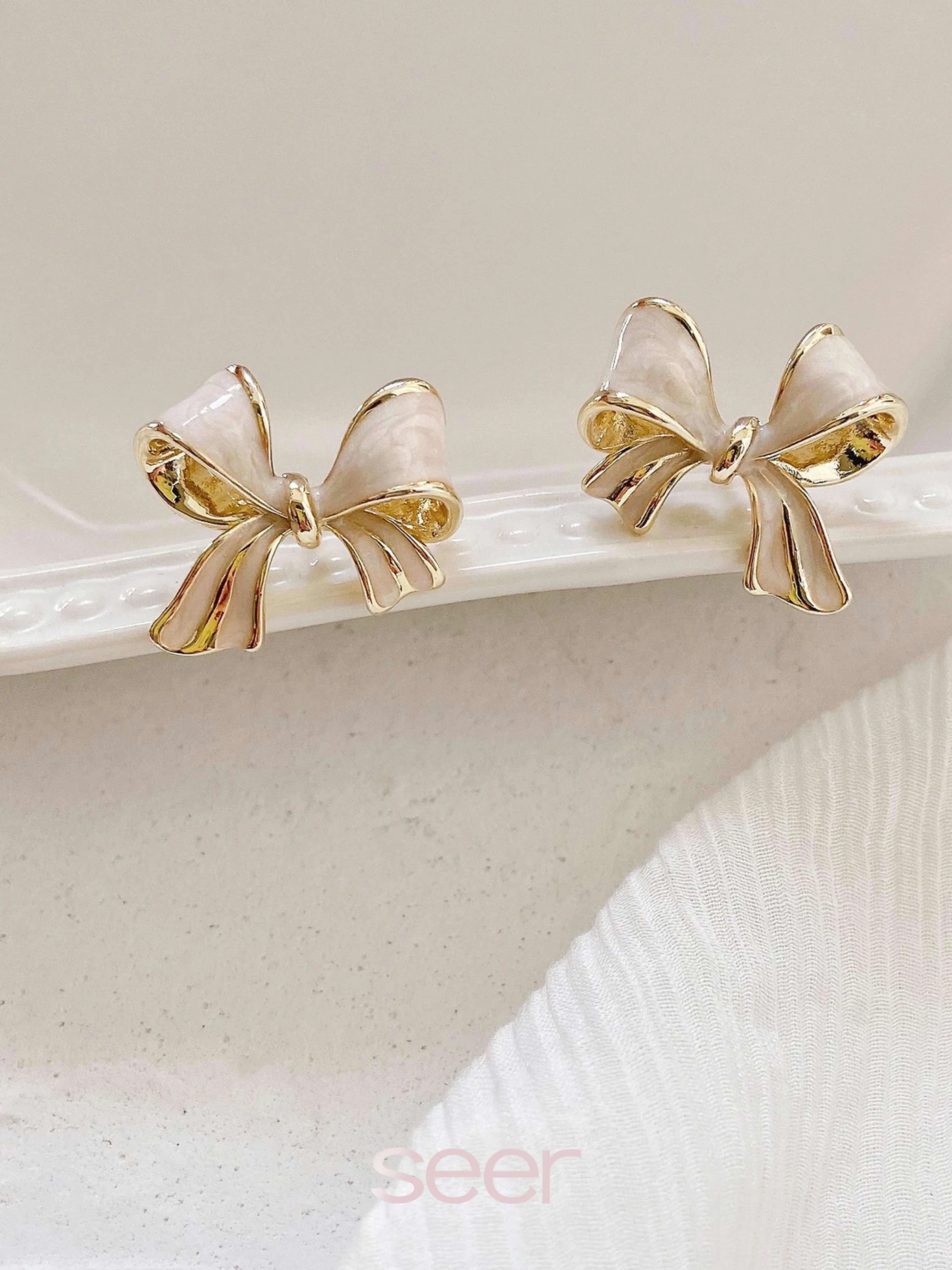 Dainty Bow Earrings