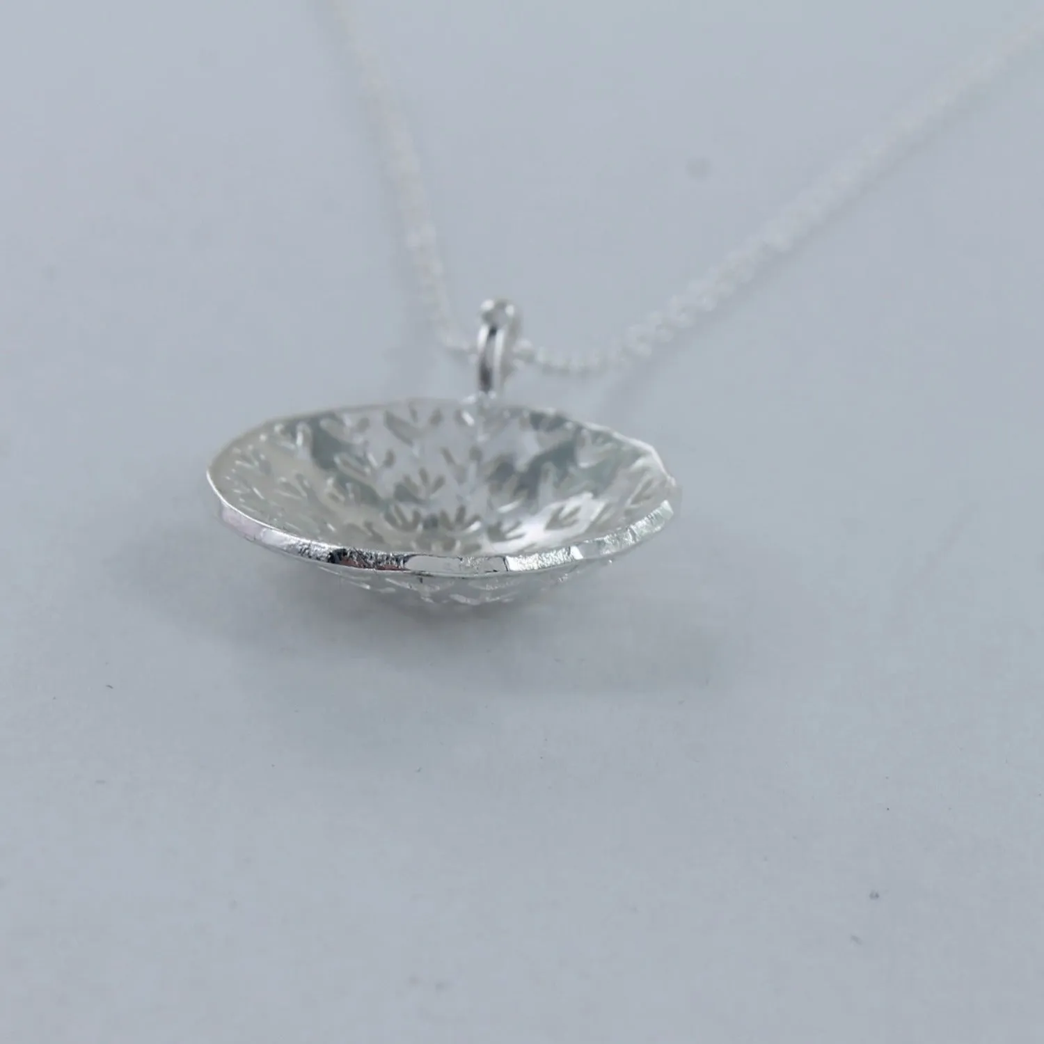 Dandelion Sterling Silver Necklace