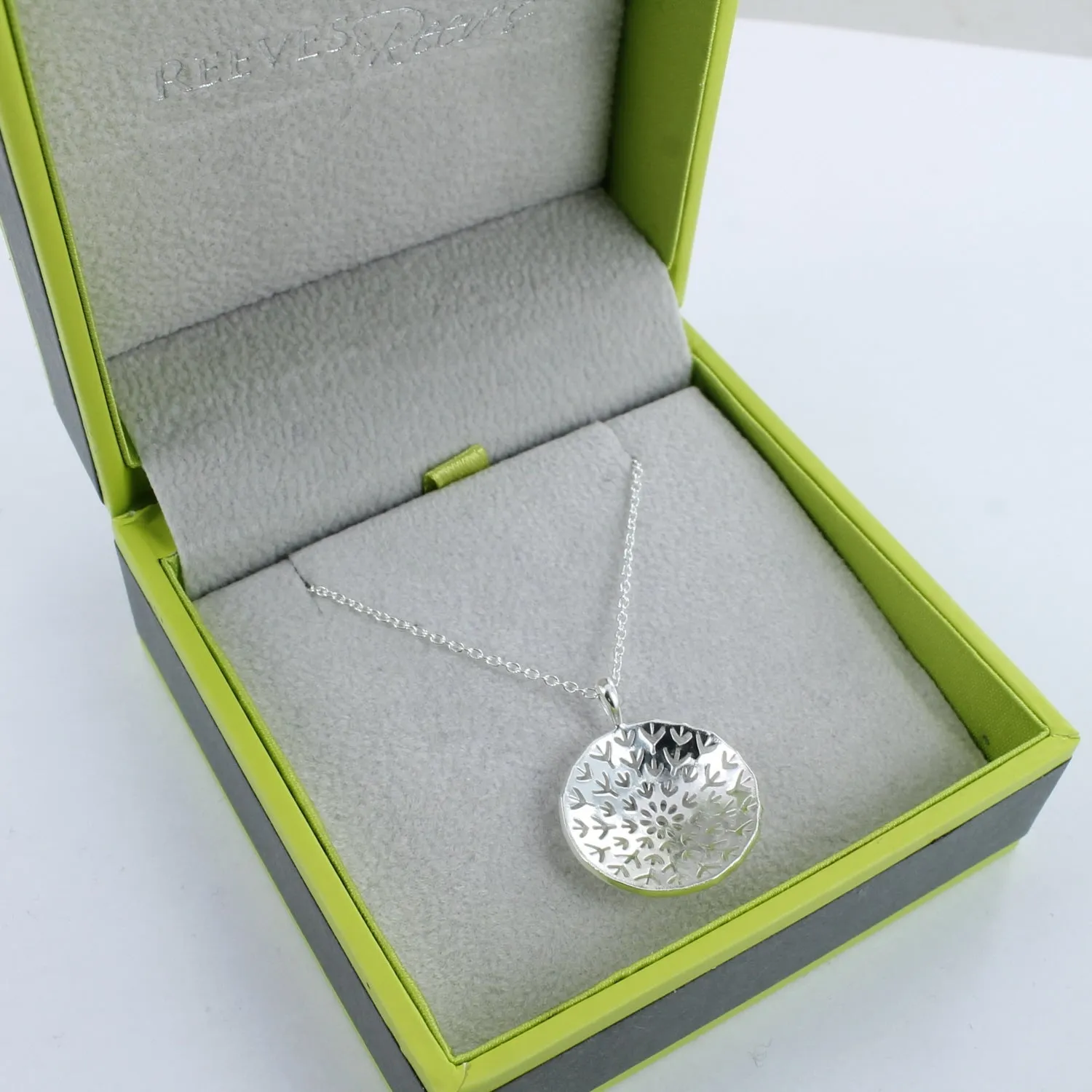 Dandelion Sterling Silver Necklace