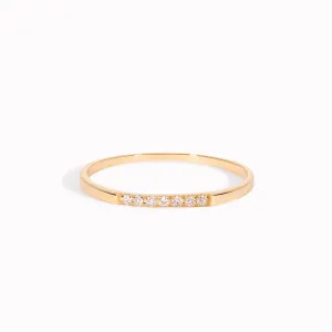 Diamond Pave Band - Miriam