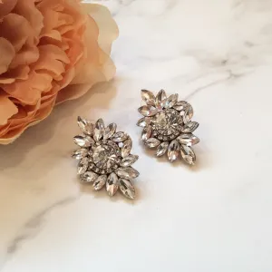 DION Rhinestone Stud Earrings