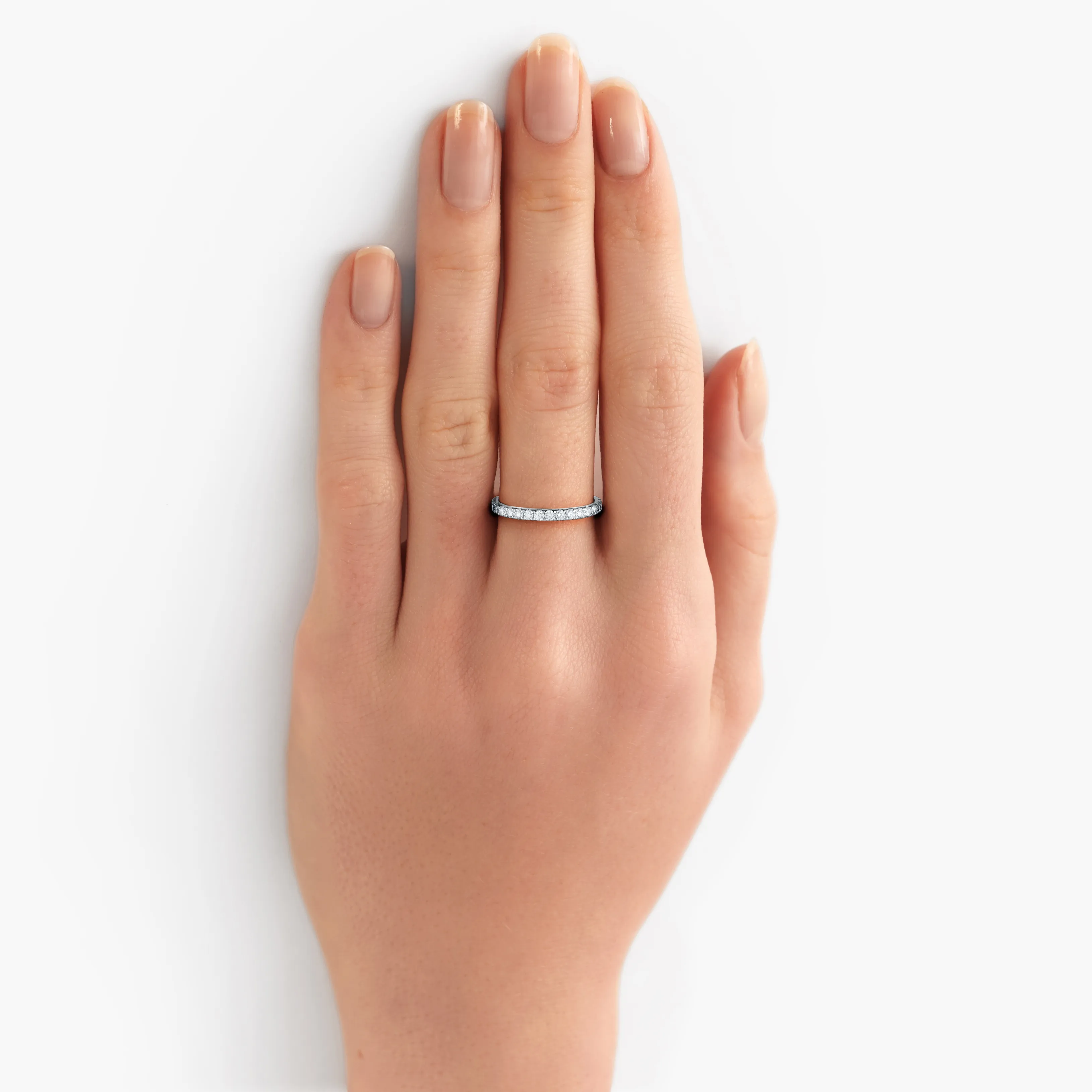 Essentials half eternity band