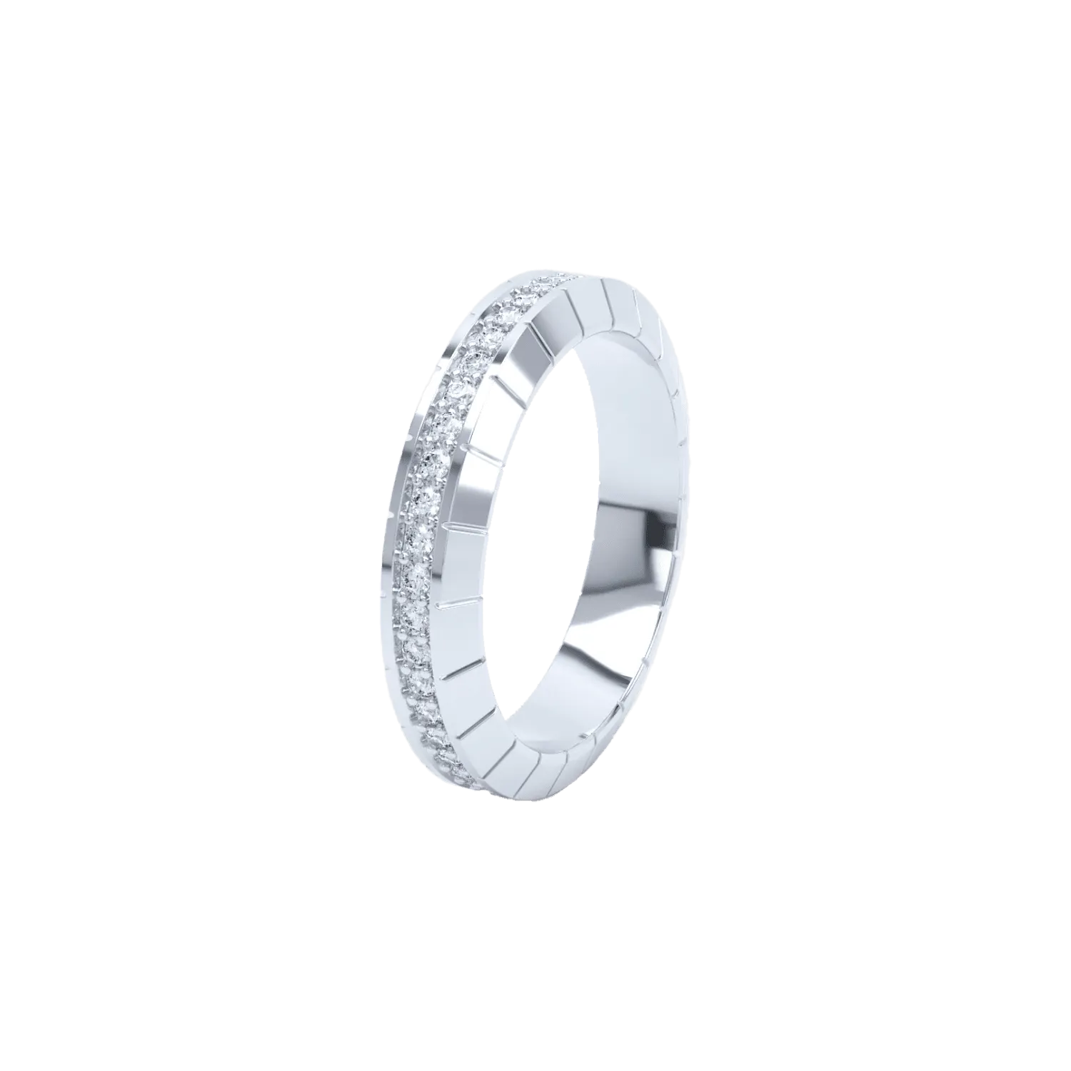 Eternity engraved 4mm ring