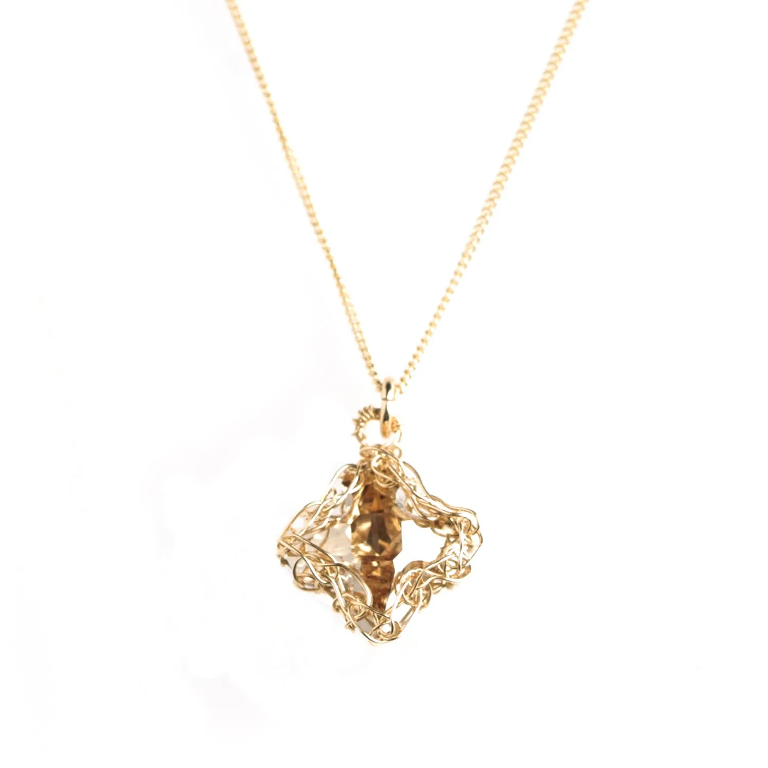 Gold Hamsa and Cross Layering Necklace, Swarovski pendants , Can be worn separately