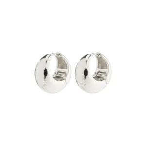 Ioanna Chunky Mini Hoop Earrings | Silver Plated