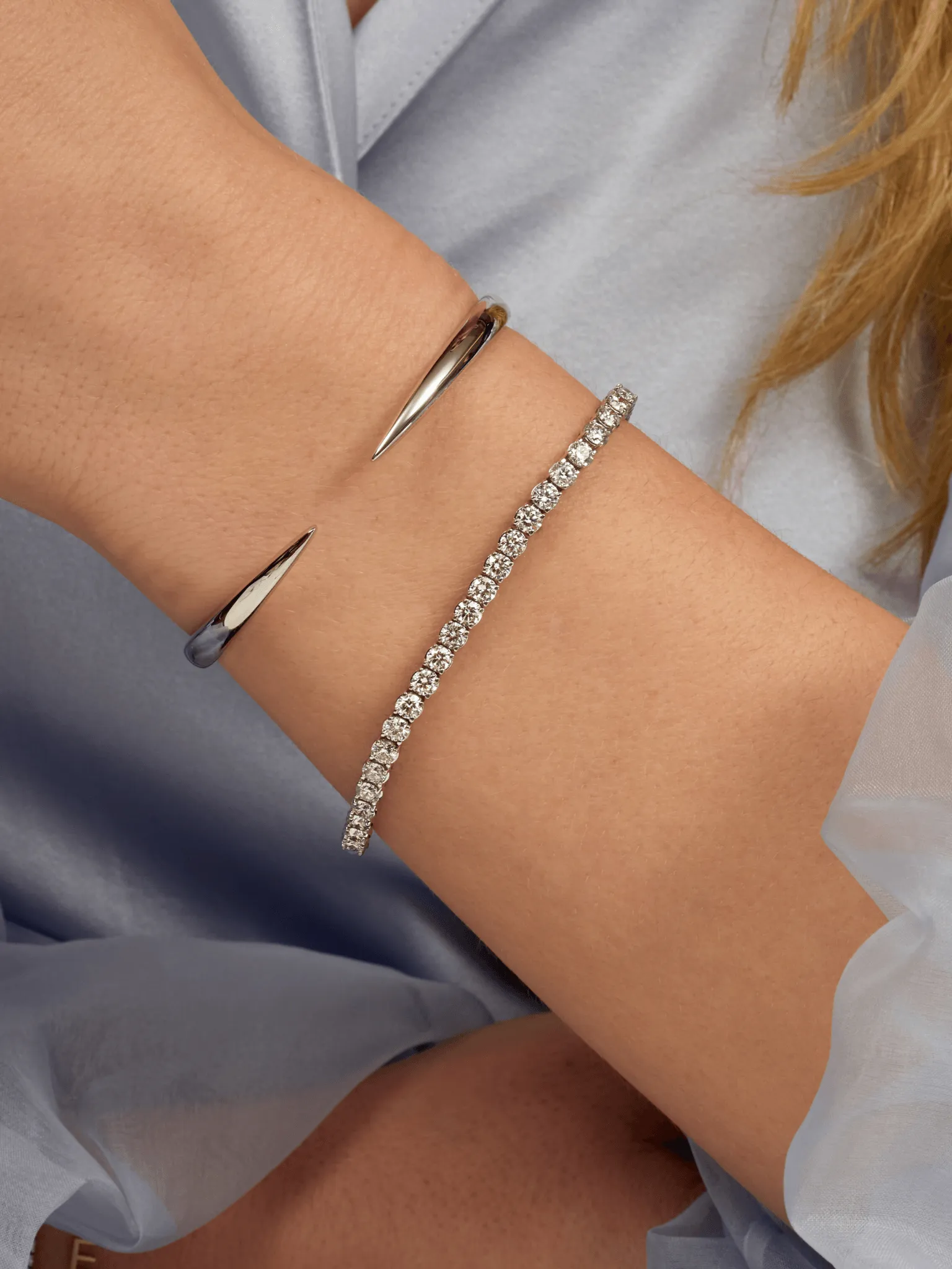 Jen Claw Cuff Bangle 14K