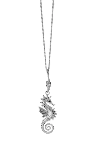 Karen Walker Seahorse Necklace Silver