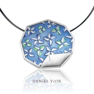 Kirigami Enamel Necklaces - 766630