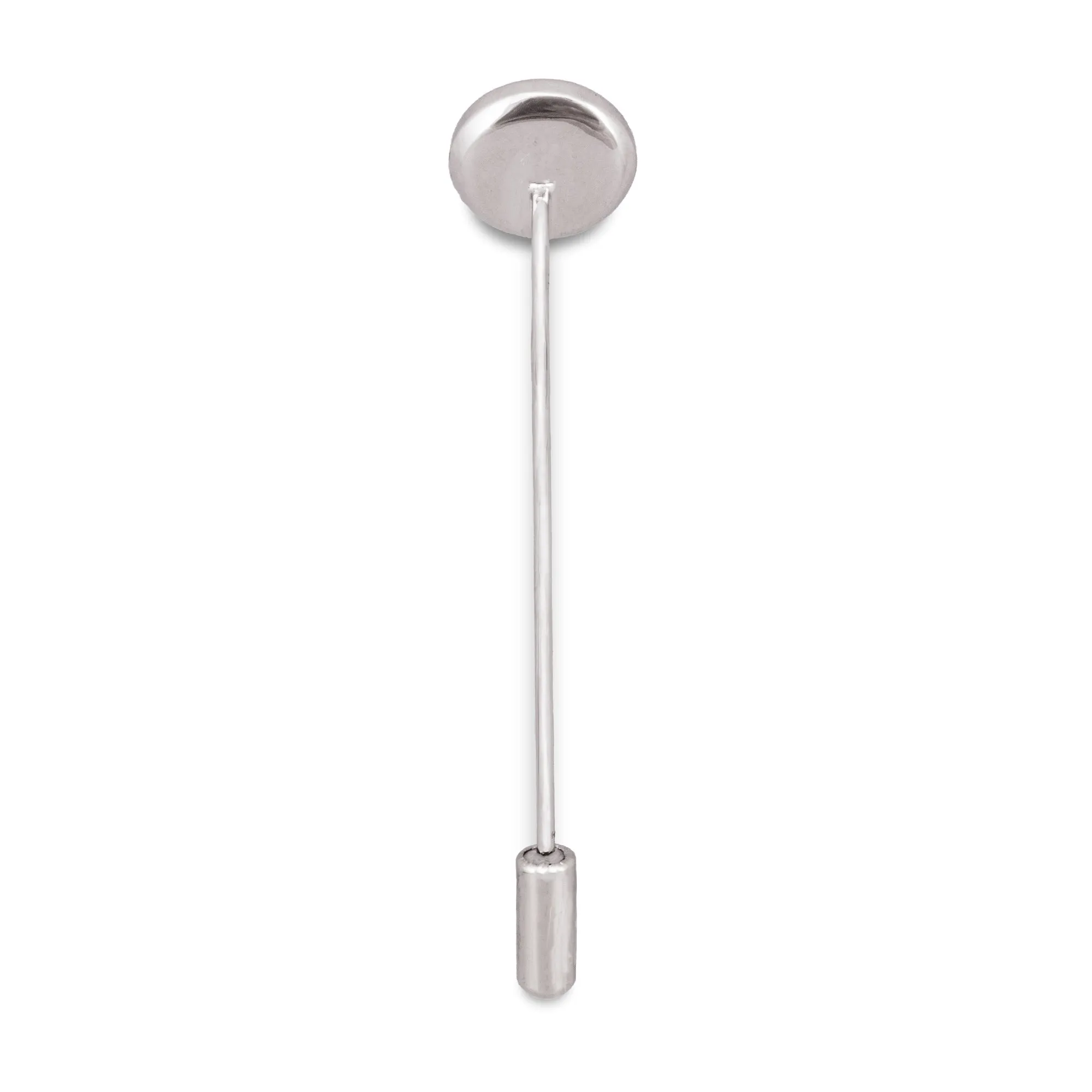 Lapel with Clip-on Monogram Etched Silver Button Covers