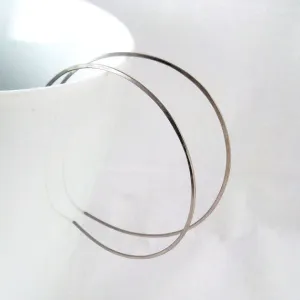 Large Niobium Hoop Earrings