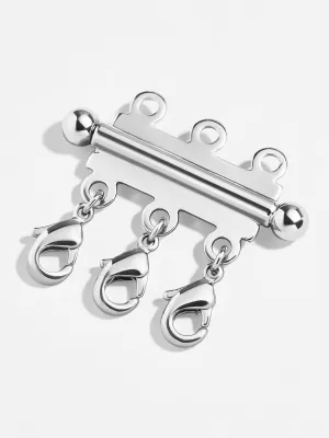 Layered Clasp - Silver