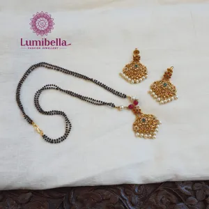 Mangalsuthra With Matte Pendant Set