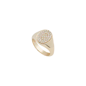 Moon pinky ring