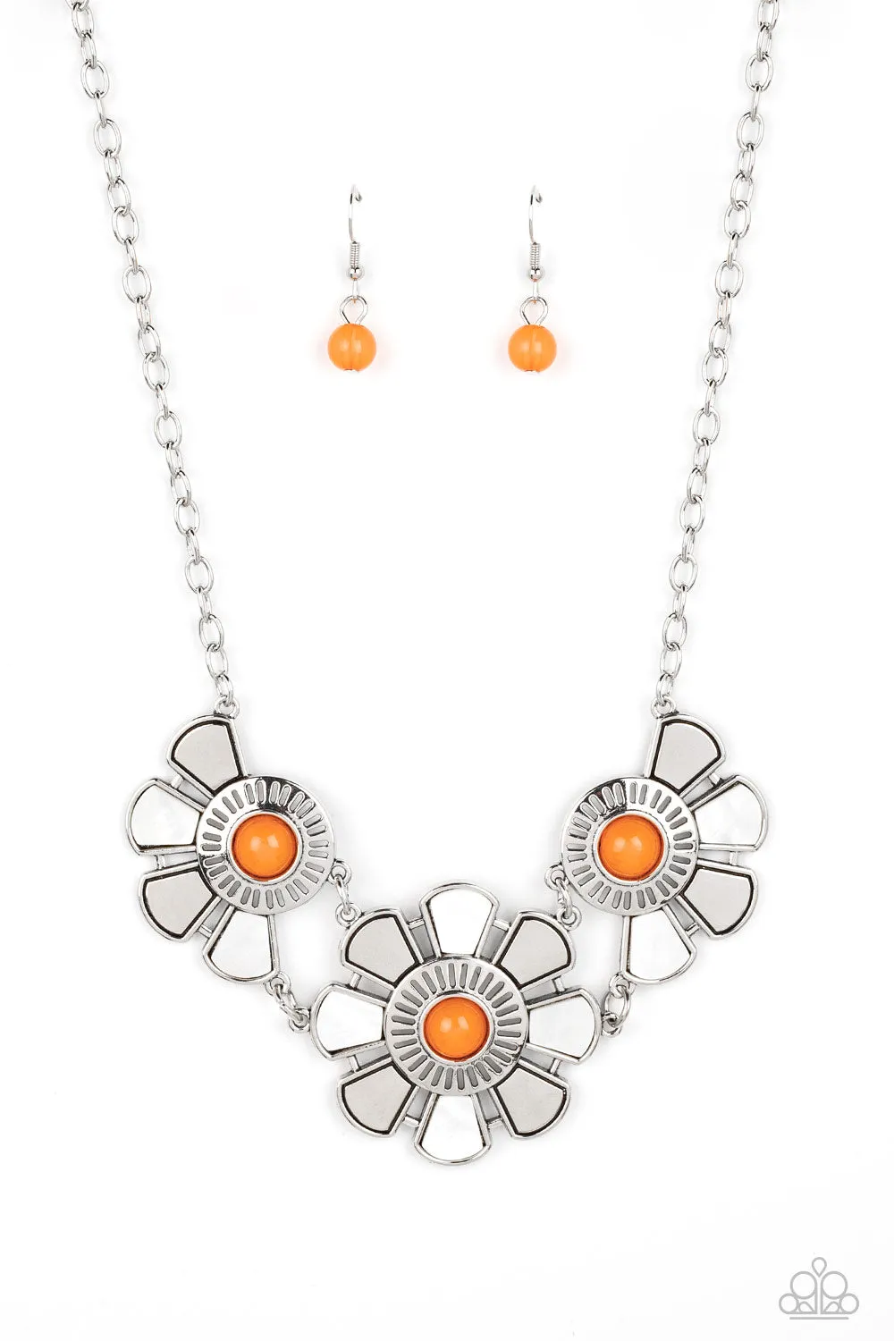 Necklaces Aquatic Garden - Orange N2160