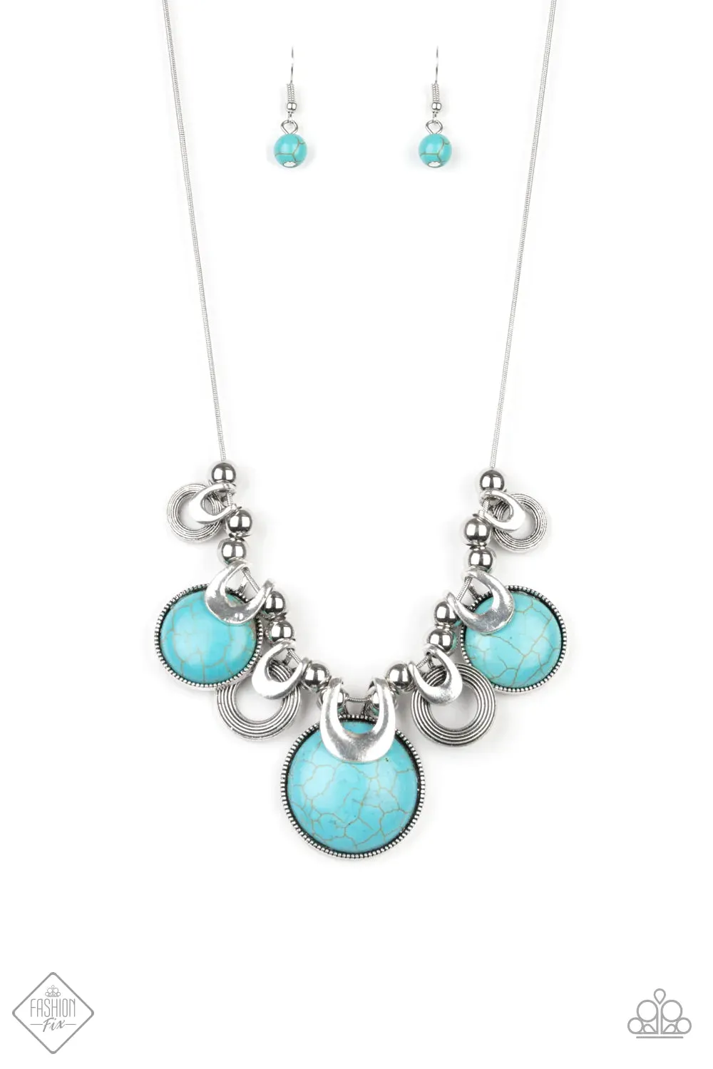 Paparazzi Necklace ~ Elemental Goddess  - Blue