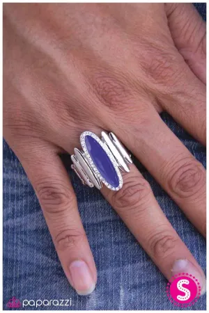 Paparazzi Ring ~ Dating a Royal - Blue