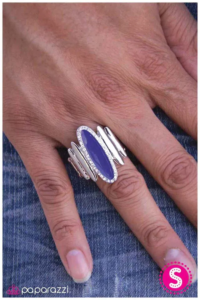 Paparazzi Ring ~ Dating a Royal - Blue