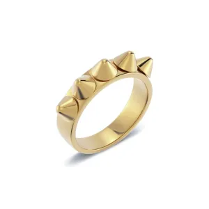 Peak Ring Single Gold