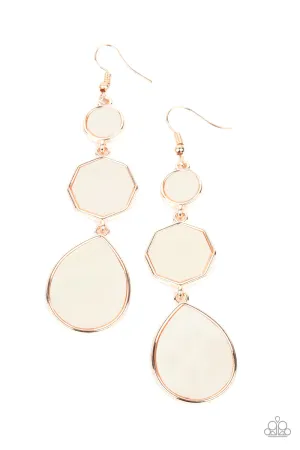 Progressively Posh Rose Gold-Earrings