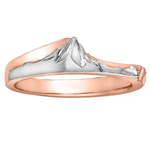 Rose & White Gold Whistler Mountain Ring