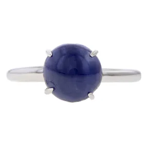 Sapphire Cabochon Ring