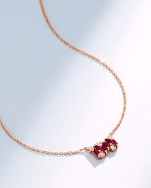 Shimmer Ruby Mini Bar Pendant