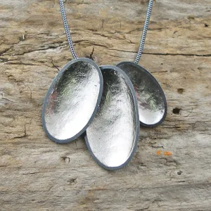 Silver Oval Necklace