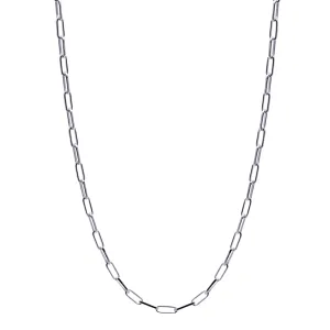 Sterling Silver 50cm Paperclip Link Chain