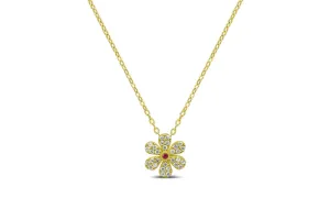 Stia Girl Dainty Daisy Necklace