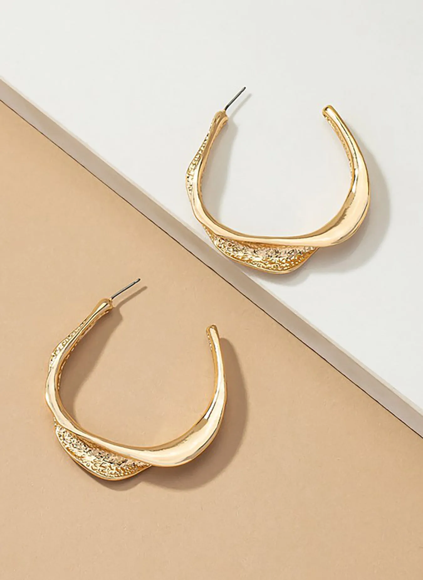 Twisted Hoop Earrings