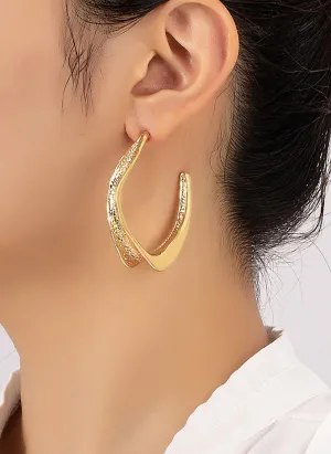 Twisted Hoop Earrings